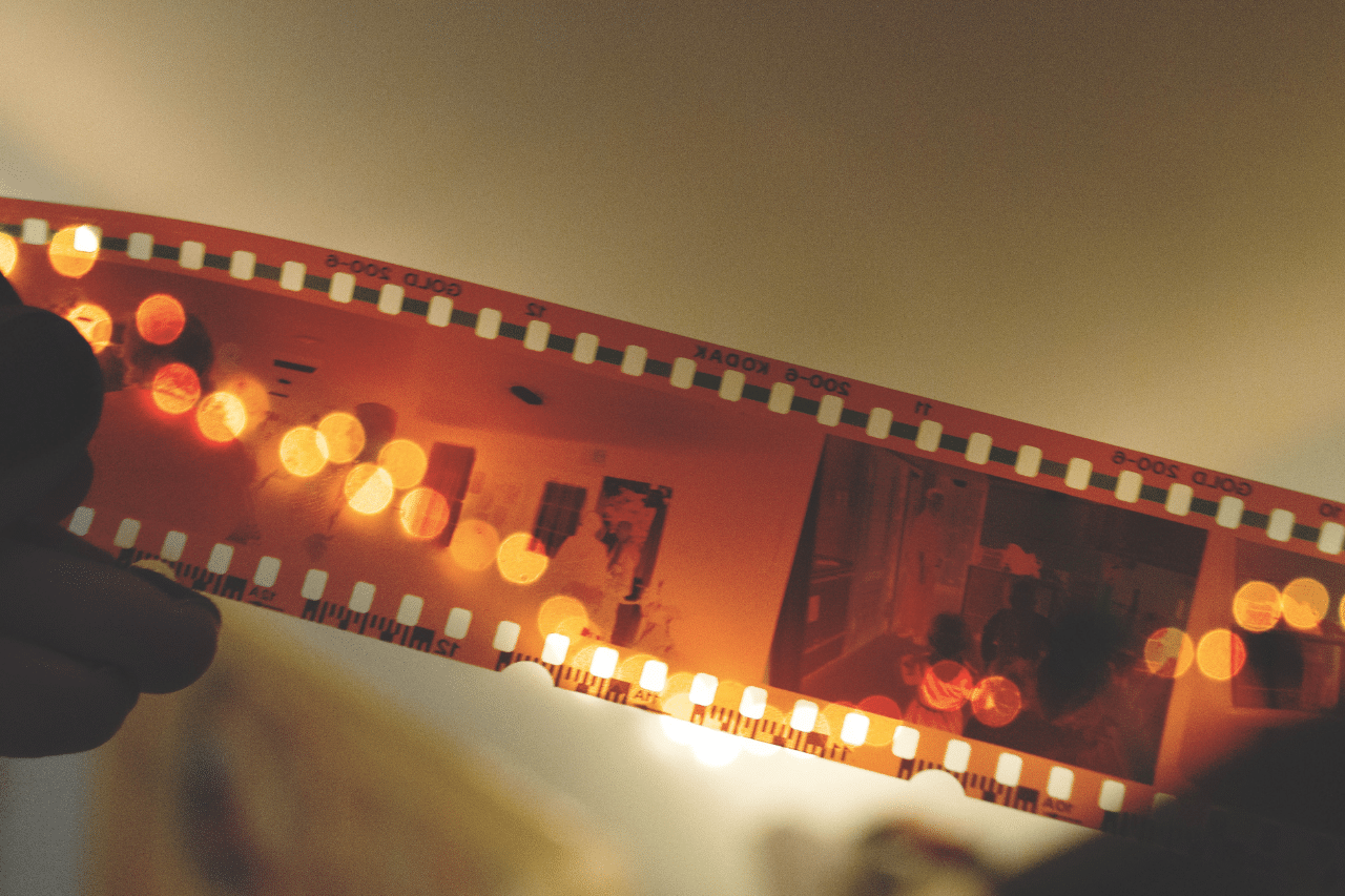 Fotogramas de una película para hacer una rotoscopia